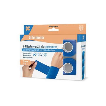 PAPSTAR Pansement, auto-adhésif, 6 rouleaux, bleu