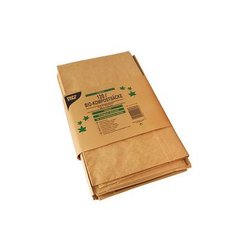 PAPSTAR Sac compostable, 120 litres, brun