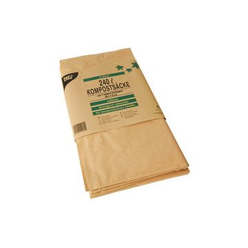 PAPSTAR Sac compostable, 240 litres, brun