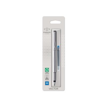 PARKER Stylo plume VECTOR, acier, taille de plume: M