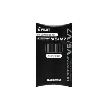 PILOT Cartouches d'encre pour Stylo roller V5/V7, noir