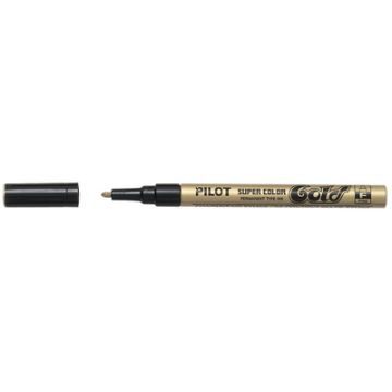 PILOT Marqueur permanent SUPER COLOR Gold, fin, or