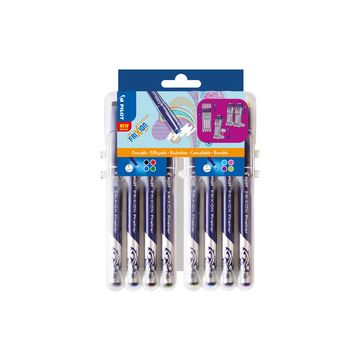 PILOT Stylo feutre Fineliner FRIXION EVOLUTIVE SET, étui 8