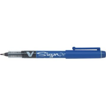 PILOT Stylo feutre V Sign Pen, bleu