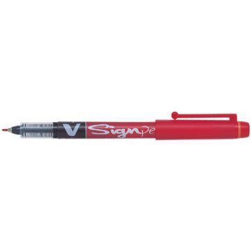 PILOT Stylo feutre V Sign Pen, rouge