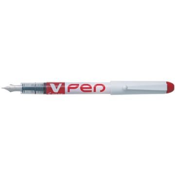 PILOT Stylo plume V-Pen effaçable, rouge