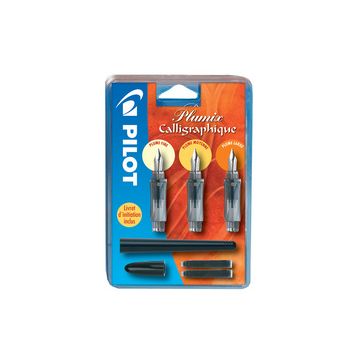 PILOT Stylo plume de calligraphie Plumix, kit de 3