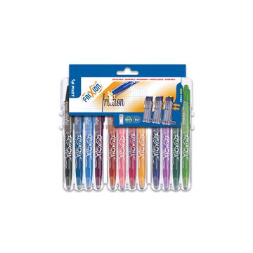 PILOT Stylo roller FRIXION BALL 07 Set2Go, étui de 12