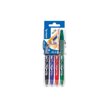 PILOT Stylo roller FRIXION BALL 07 Set2Go, étui de 4