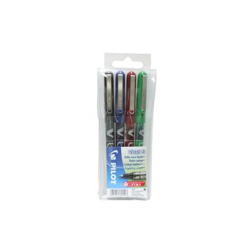 PILOT Stylo roller V Ball VB 5, étui de 4 stylos roller PILOT Stylo roller V Ball VB 5, étui de 4 stylos roller