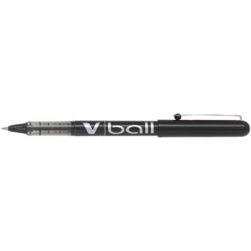 PILOT Stylo roller V Ball VB 5, pointe métal, noir