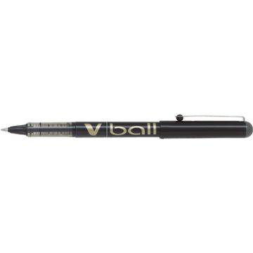 PILOT Stylo roller V Ball VB7, pointe métal, noir