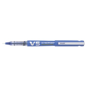 PILOT Stylo roller V5 Hi-Tecpoint, rechargeable, bleu