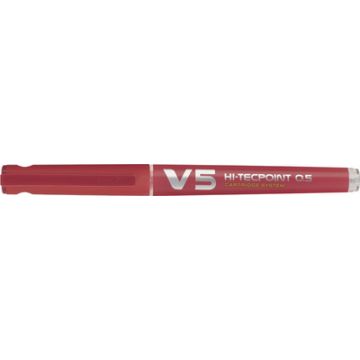 PILOT Stylo roller V5 Hi-Tecpoint, rechargeable, rouge