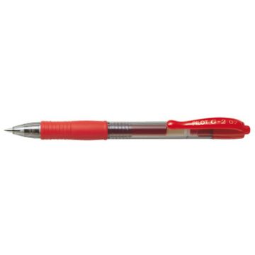 PILOT Stylo roller à encre gel G2 07, rouge