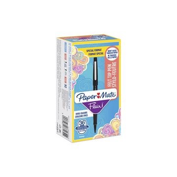 Paper:Mate Stylo feutre Flair Original, Value Pack, noir