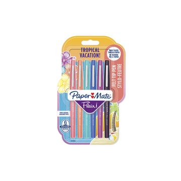 Paper:Mate Stylo feutre Flair TROPICAL VACATION, blister x6