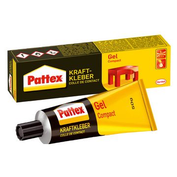 Pattex Colle de contact Gel Compact, avec solvant, tube de