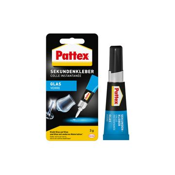 Pattex Colle instantanée liquide pour verre, tube de 3 g
