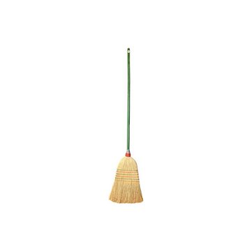 Peggy Perfect Balai paille de riz, manche en bois, 6 fils