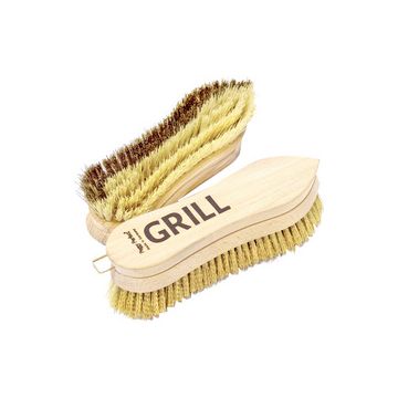 Peggy Perfect Brosse métallique "GRILL", bois naturel