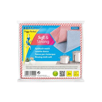 Peggy Perfect Lavette douce, paquet de 2