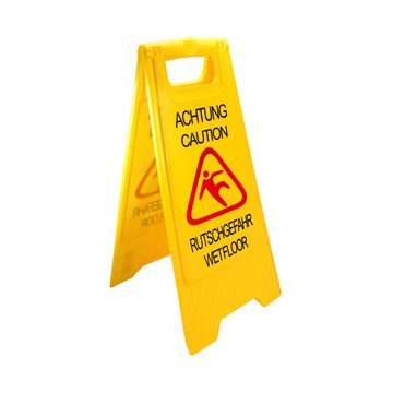 Peggy Perfect Panneau "Attention sol glissant", jaune