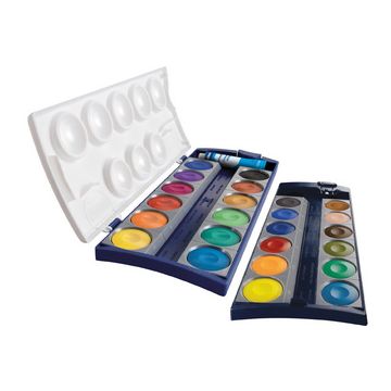 Pelikan Boîte de peinture standard d'école K24, 24 couleurs