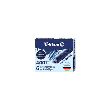 Pelikan Cartouches d'encre 4001 TP/6, bleu-noir