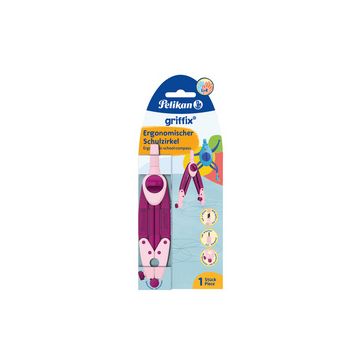 Pelikan Compas scolaire griffix Sweet Berry, boîte pliable