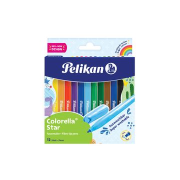 Pelikan Feutre colorella star, étui carton de 12