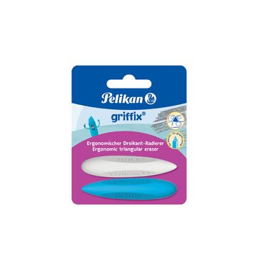 Pelikan Gomme triangulaire griffix, sur carte blister