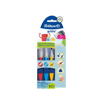 Pelikan Set de pinceaux scolaires griffix, 5 pièces