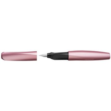 Pelikan Twist Stylo plume Girly Rose, rose-métallique