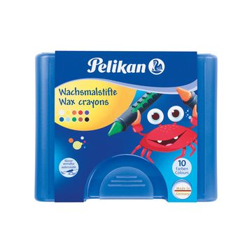 Pelikan crayons de cire 655/10, avec gaine, rond