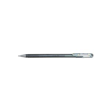 Pentel Hybrid Stylo roller encre gel "Dual Pen", argent