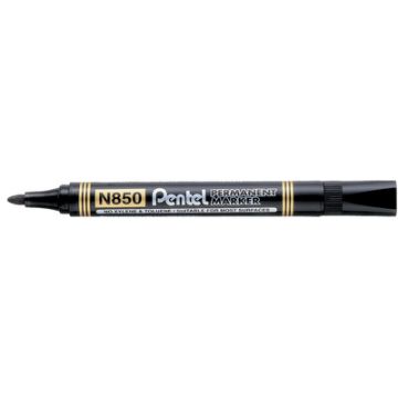 Pentel Marqueur permanent N850, pointe ogive, noir