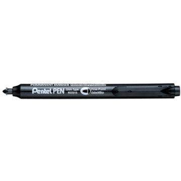 Pentel Marqueur permanent NXS15, rétractable, noir