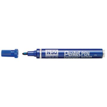 Pentel Marqueur permanent Pente PEN N50, bleu