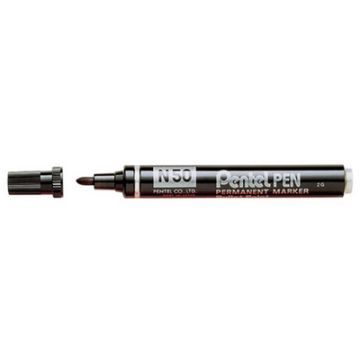 Pentel Marqueur permanent Pentel PEN N50, noir