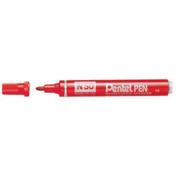 Pentel Marqueur permanent Pentel PEN N50, rouge