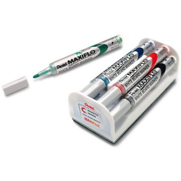 Pentel Set marqueur pour tableau blanc MAXIFLO MWL5S