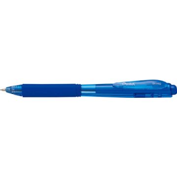 Pentel Stylo à bille rétractable BK440, bleu
