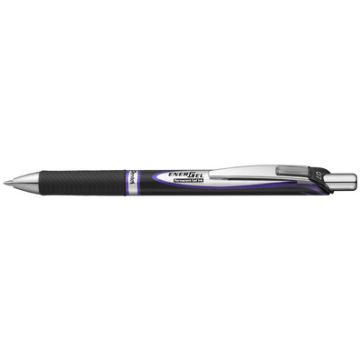 Pentel Stylo roller Liquid Gel EnerGel Document, violet
