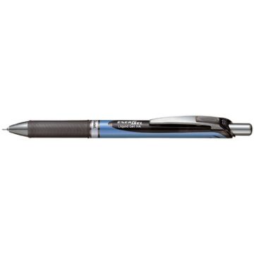 Pentel Stylo roller à encre gel liquide EnerGel BLN75, noir