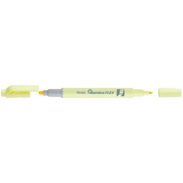 Pentel Surligneur Illumina Flex Pastel, jaune pastel
