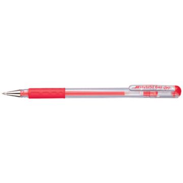 Pentel stylo roller à encre gel Hybrid Gel Grip K116, rouge