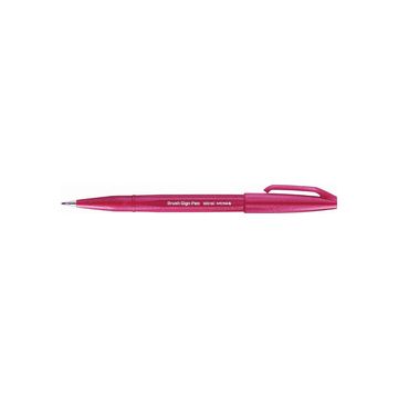 PentelArts Stylo feutre Brush Sign Pen SES 15, framboise