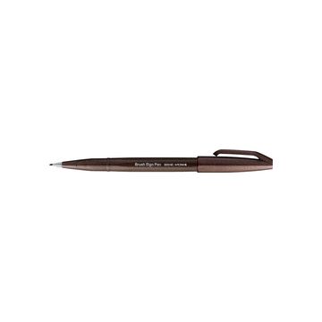 PentelArts Stylo feutre Brush Sign Pen SES15, marron foncé