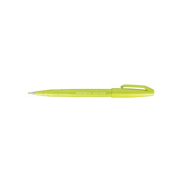 PentelArts Stylo feutre Brush Sign Pen SES15, vert citron